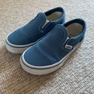 Vans slip on - blue - size 11.5 toddler